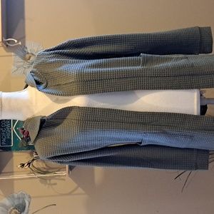 SALE-Derek Heart Green Hooded Open Cardigan